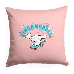 Sanrio Cinnamoroll Zooming Printed Multi-Color 18 in. Throw Pillow