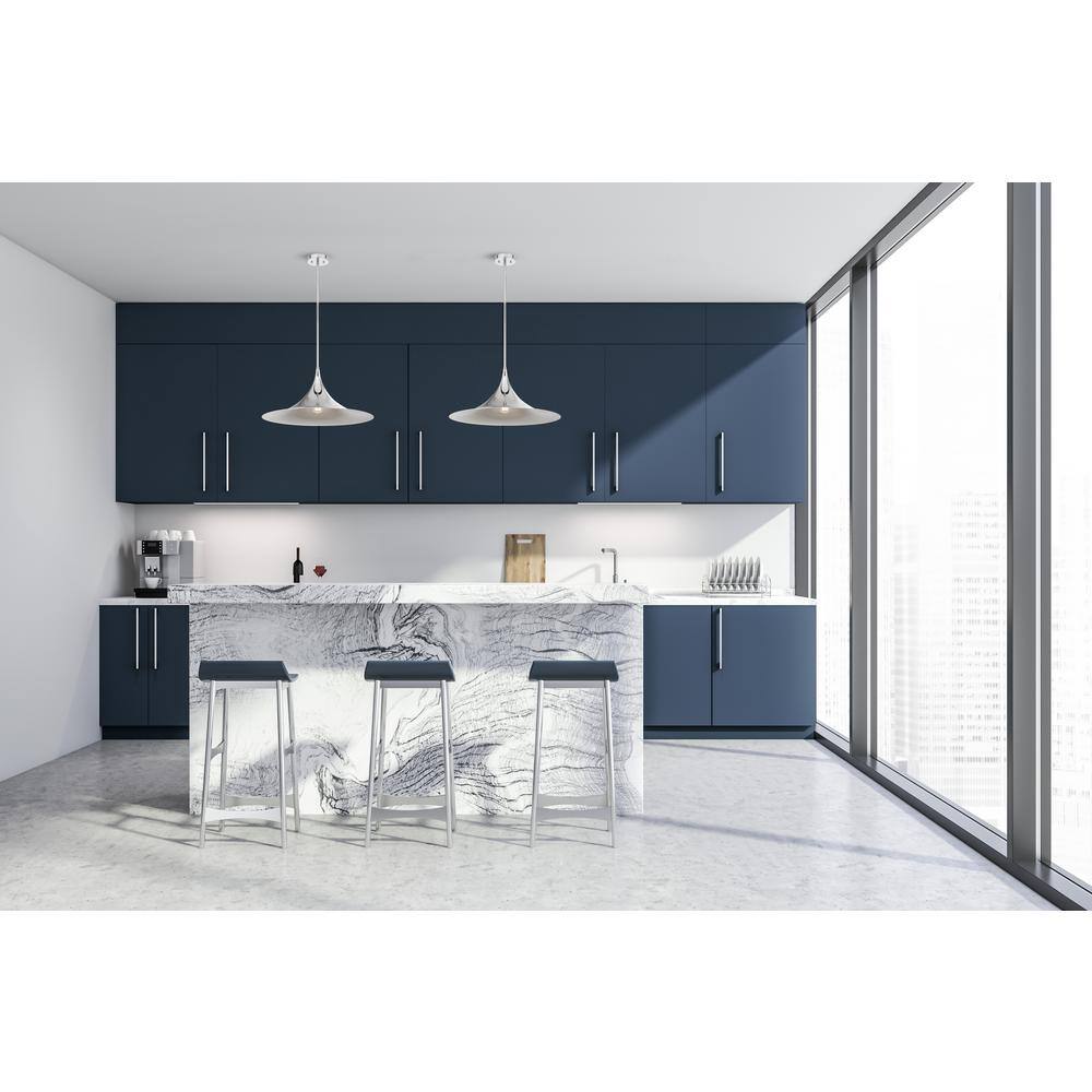 Bowdin Polished Chrome 1-Light Pendant with Adjustable Height
