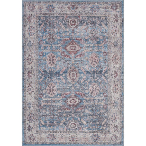 United Weavers Divine Radient Blue 13 ft. 2 in. x 10 ft. 6 in. Area Rug
