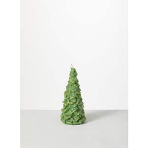 8 in. Rhapsody Tree Decorative Candle, Green