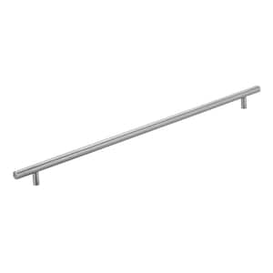Tivoli Collection 19 1/8 in. (486 mm) Brushed Stainless Steel Modern Cabinet Bar Pull