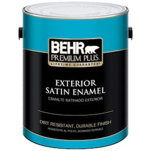 1 gal. Medium Base Satin Enamel Exterior Paint and Primer in One