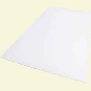 24 in. x 24 in. x 0.118 in. Foam PVC White Sheet