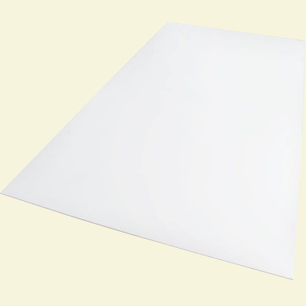 Plate .375" x 24" x 24" Gray Color PVC Sheet Plastic Polyvinyl Chloride Panel 