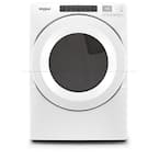 7.4 cu. ft. 240-Volt Electric Vented Dryer in White with Intuitive Touch Controls, ENERGY STAR
