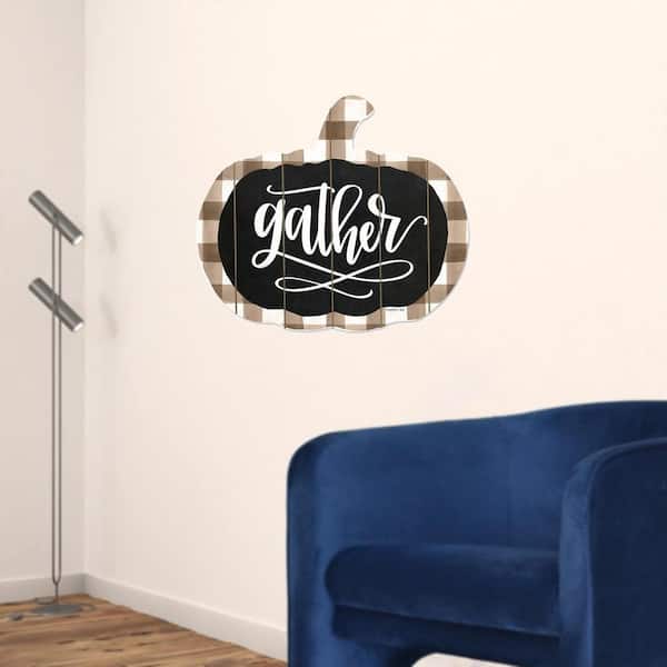 Gather Printed On A Pumpkin Unframed Print Wall Art Gather Printed On A Pumpkin Unframed Print Wall Art