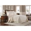 Royal Heritage Home Williamsburg Abby Ivory Solid Queen Coverlet