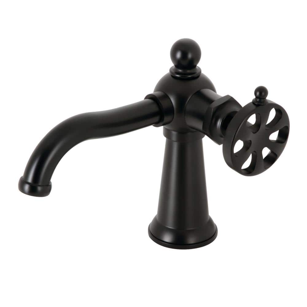 Belknap Single-Handle Single Hole Bathroom Faucet with Push Pop-Up in Matte Black price history on PriceWatchPro