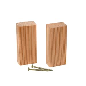 ProWood Western Red Cedar Railing Support Wood Block (2-Pack)