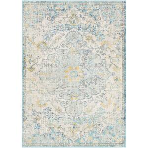 Kassandra Teal/Saffron 2 ft. x 3 ft. Area Rug