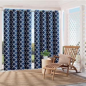 50 in x 96 in Outdoor Curtain Privacy for Patio UV Ray Protected
