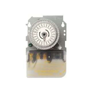 40-Amp 120-Volt SPST 24-Hour Mechanical Time Switch Mechanism Replacement for Metal Indoor/Outdoor Enclosure