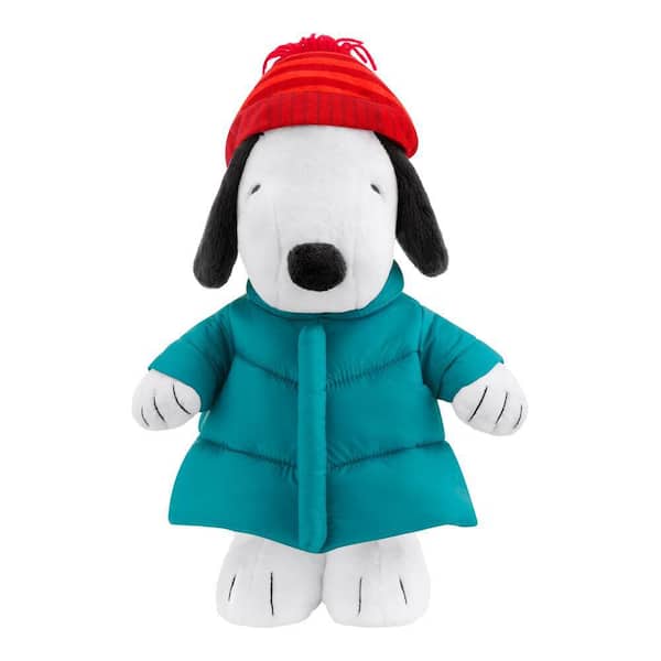 Peanuts 11 in Snoopy Puffer Jacket Animated Plush 25RZ30081 - The