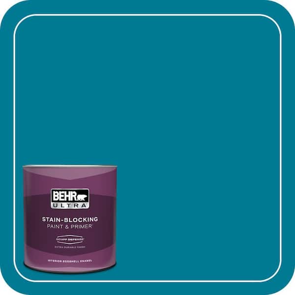 BEHR ULTRA 1 qt. #520B-7 Havasu Extra Durable Eggshell Enamel Interior Paint & Primer