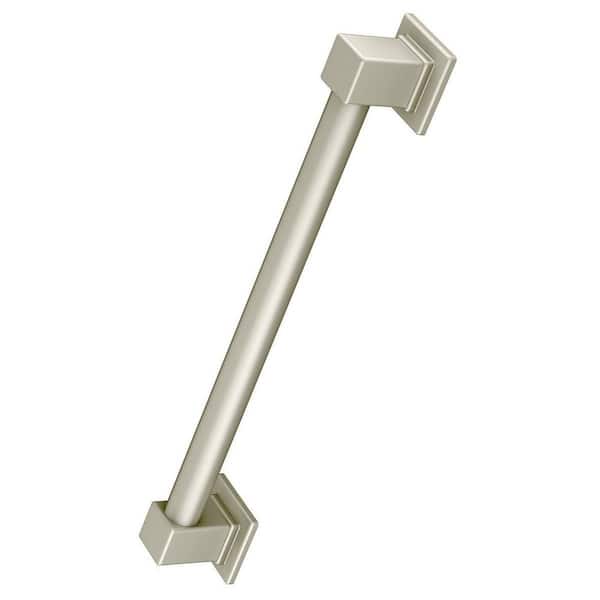 90° 12 in. Concealed Screw Grab/Assist Bar in Brushed Nickel