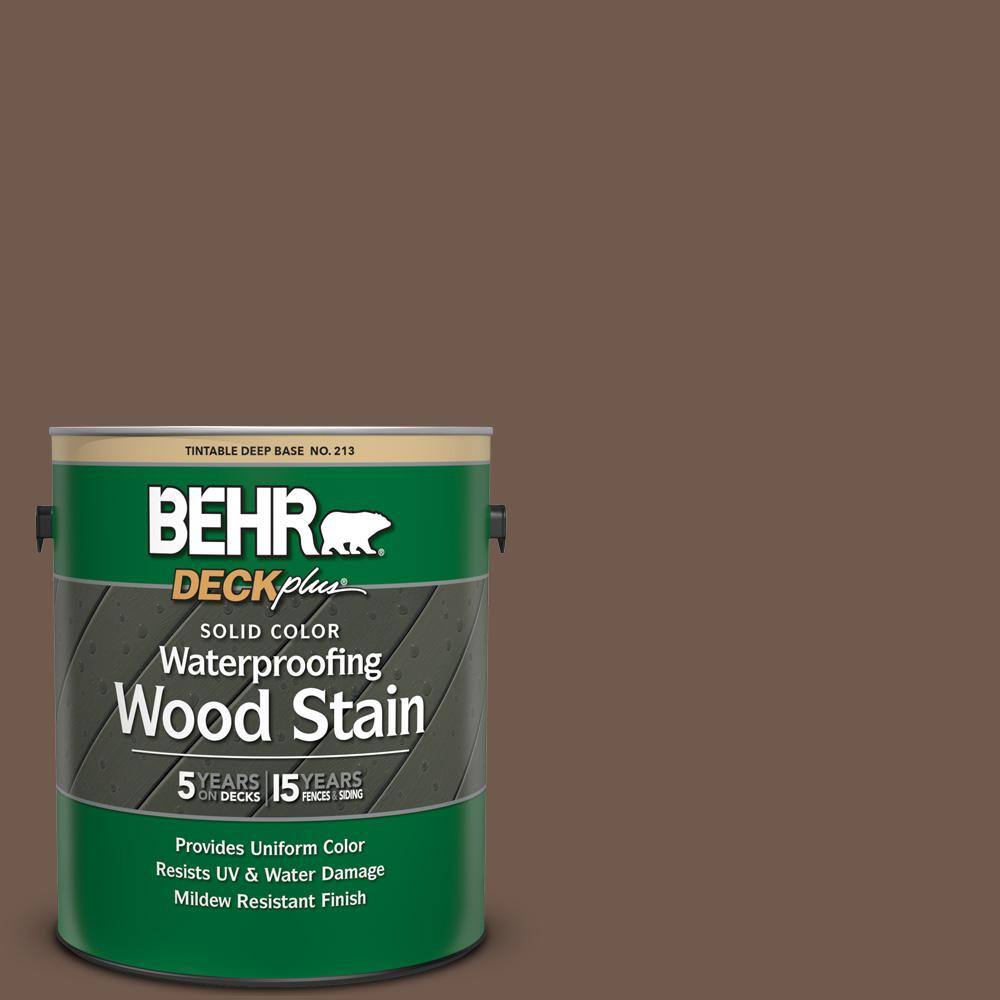 1 gal. #PPF-52 Rich Brown Solid Color Waterproofing Exterior Wood Stain