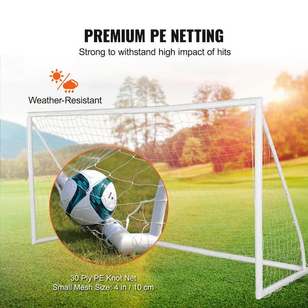 VEVOR Portable Soccer Goal 12x6 ft Soccer Net PVCZQMPVC1262YDO0V0