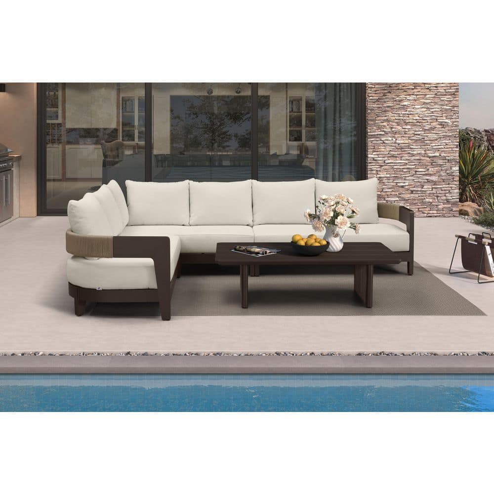 7-Piecess Patio Conversation Sets All Weather Outdoor Couch Sectional Set with Cushion Conversation Set Bronze price history on PriceWatchPro