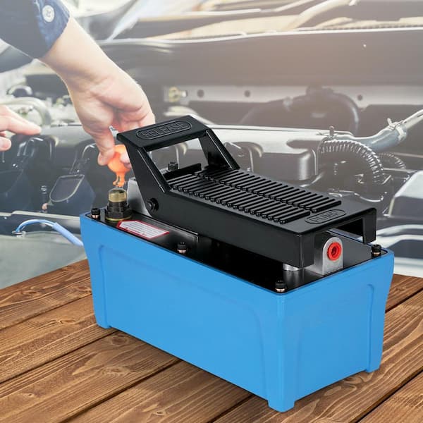 Air Hydraulic Pump 10000 PSI Air Hydraulic Pump 1/2 Gal. Reservoir Air Treadle Foot Actuated Hydraulic Pump 3/8 in. NPT