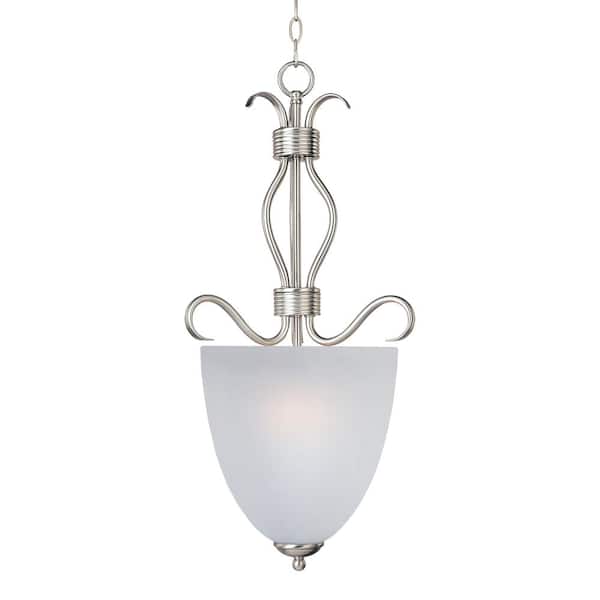 Maxim Lighting Basix 2-Light Satin Nickel Entry Foyer Pendant Light