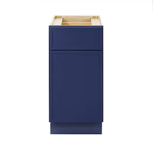 15 in. W x 21 in. D x 32.5 in. H 1-Drawer Bath Vanity Cabinet Only in Blue