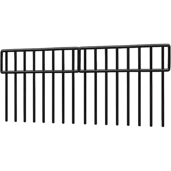 Justincity Animal Barrier Fence 13 in. (H) Black Modern Steel No