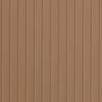 Rib 7.5 ft x 17 ft Sandstone Vinyl Garage Flooring Cover and Protector