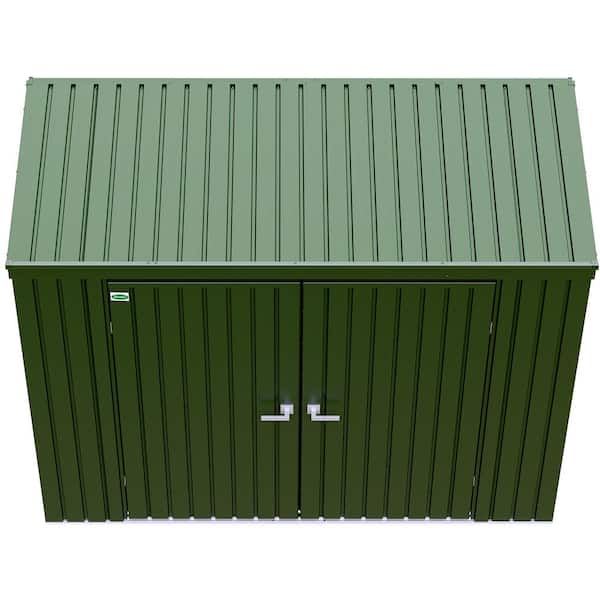 Scotts Garden Storage Shed 4 ft. W x 8 ft. D x 6 ft. H Metal Shed
