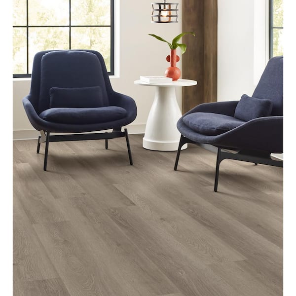 Acadia Luce 8 MIL x 7 in. W x 48 in. L Water Resistant Glue Down Vinyl Plank Flooring (34.98 sq. ft./ case )