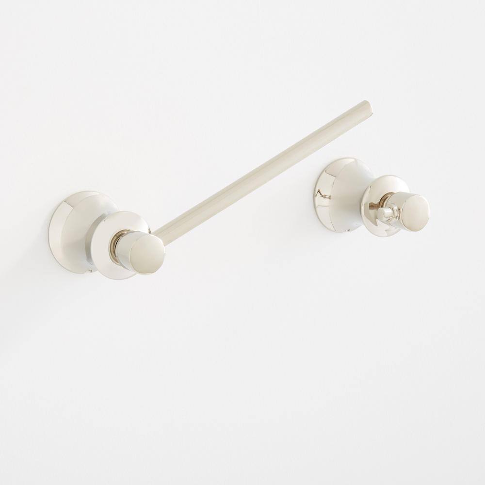 Polished Nickel Wall Mounted Pivoting Paper Holder