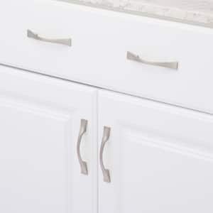 Contemporary 3 in. Satin Nickel Cabinet Center-to-Center Pull
