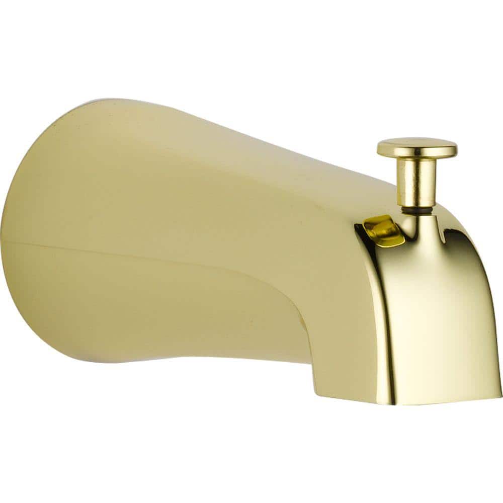 Delta Polished Brass Bathtub Spout with Diverter Delta Polished Brass Bathtub Spout with Diverter