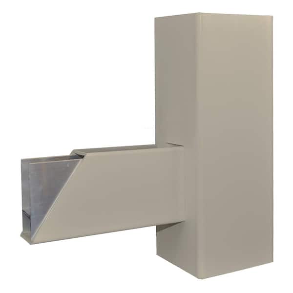 Weatherables Hartford 5 ft. H x 8 ft. W Khaki Vinyl Picket Fence Panel Kit