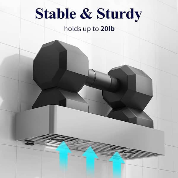 2-Pack Adhesive Shower Caddy Shelf – Growing Home