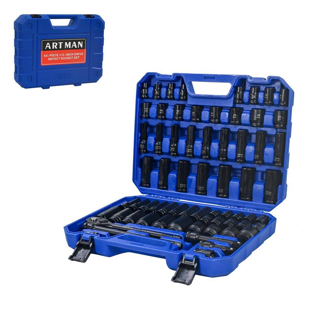 66-Piece Air Tool Kit, Long and Short Sets, Universal Short Sets, Extension Rods, Universal Connectors, Ratchet Wrenches price history on PriceWatchPro