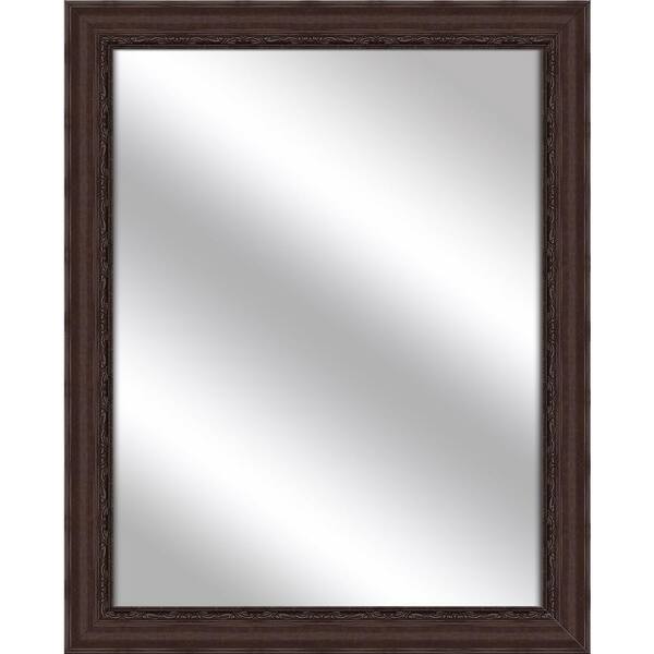 PTM Images Medium Rectangle Brown Art Deco Mirror (31.75 in. H x 25.75 in. W)