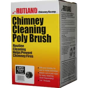 6 in. Chimney Sweep Round Cleaning Poly Brush