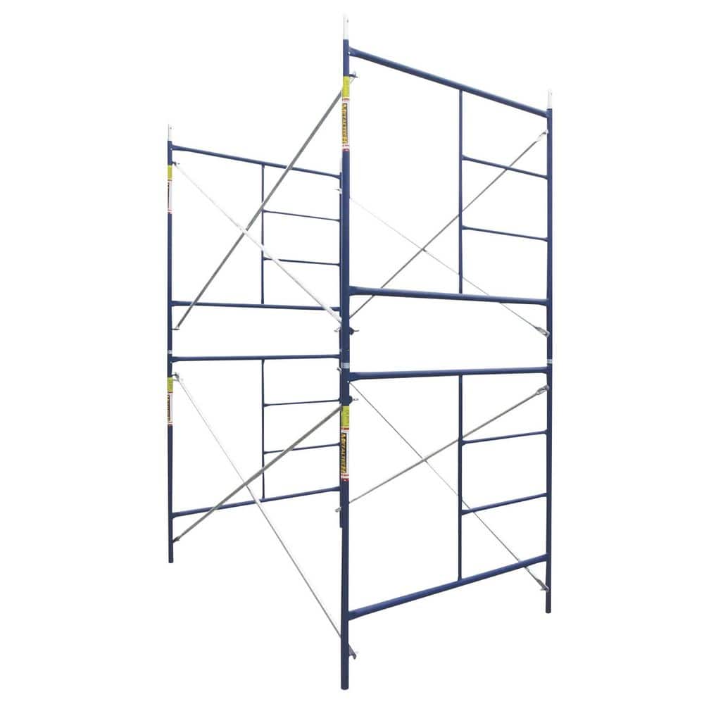 Saferstack 10 ft. High x 10 ft. Long x 5 ft. Wide 2-Level Scaffolding set with Galvanized Cross Braces price history on PriceWatchPro