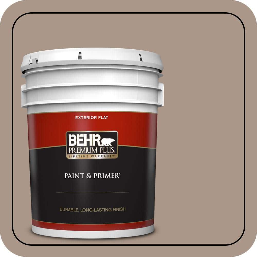 5 gal. #N230-4 Chic Taupe Flat Exterior Paint & Primer price history on PriceWatchPro