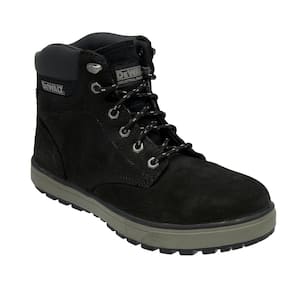 DEWALT Men's Plasma 6 Inch Work Boots - Steel Toe - Black