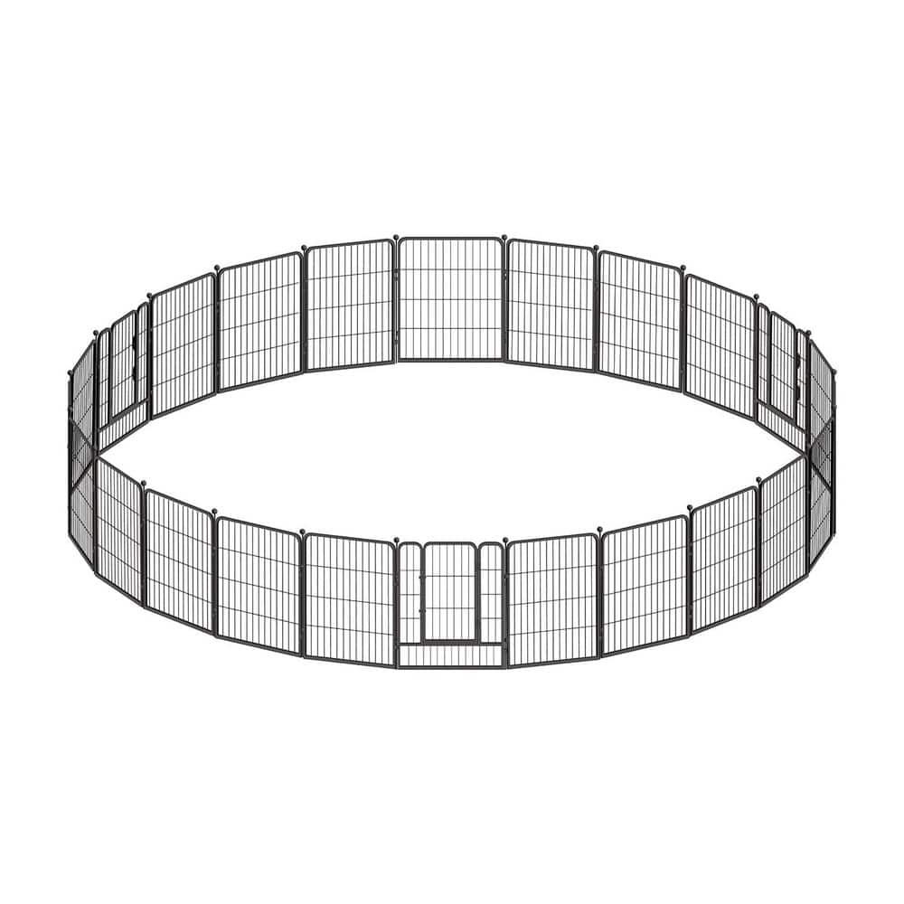 40 in. H Bold Metal Foldable Heavy-Duty Pet Playpen with Door, Indoor/Outdoor Portable Kennel (32-Panels) price history on PriceWatchPro