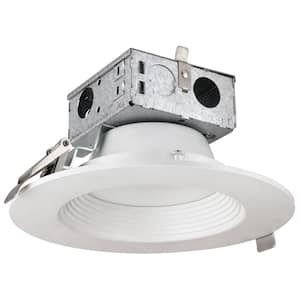 6 in. Canless 4000K New Construction Retrofit Round IC Rated Energy Star Certified Integrated LED Recessed Light Kit