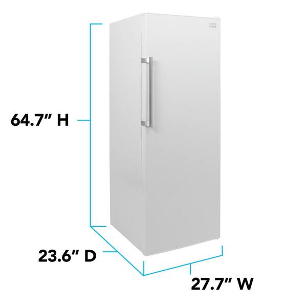 Avanti 10.8 cu ft Vertical Freezer, in White AV1081VFK0W - The
