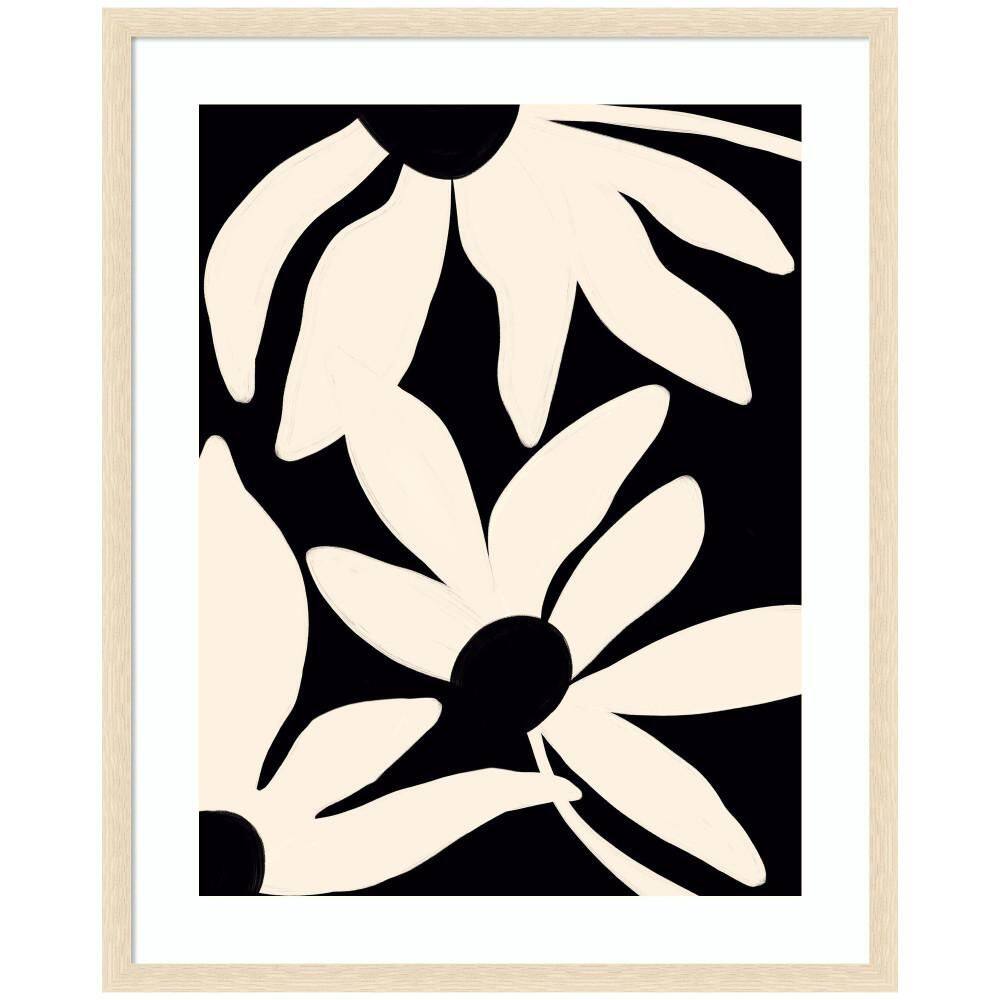 "Woodgrain ""Minimal Blooms"" by Alicia Bock Abstract Framed Art Print 42 in. x 34 in." price history on PriceWatchPro