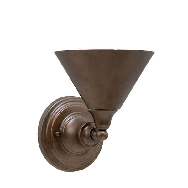 Unbranded Fulton 1-Light Bronze Wall Sconce
