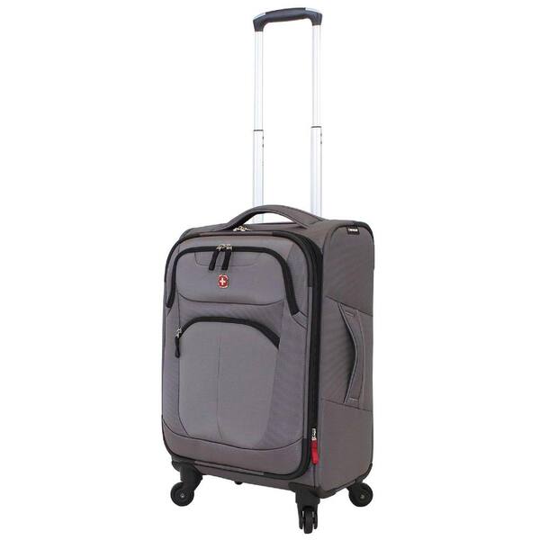 Wenger NeoLite Plus 20 in. Grey Spinner Suitcase