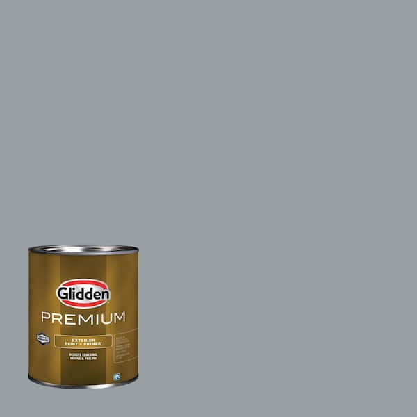 Glidden Premium 1 qt. PPG1011-4 UFO Semi-Gloss Exterior Latex Paint