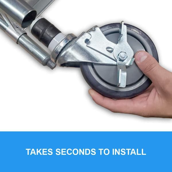 AMGOOD 5 in. Expanding Stem Caster Wheels for Kitchen AMGOOD 5 in. Expanding Stem Caster Wheels for Kitchen