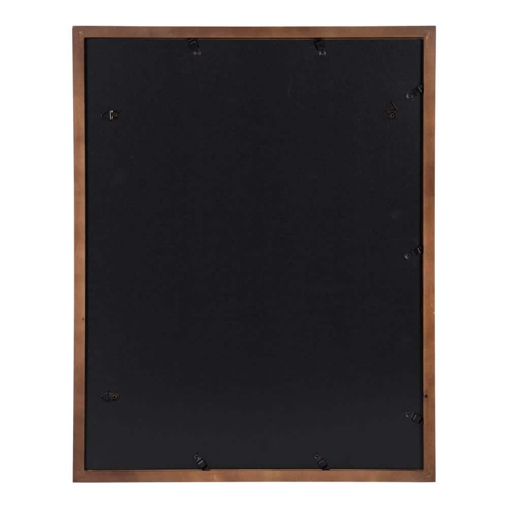 Walnut Brown Classic Wood Wall Frame Set 15x19"