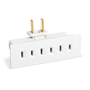15 Amp 3-Outlet 2-Prong AC/DC Adapter Swivel Wall Tap